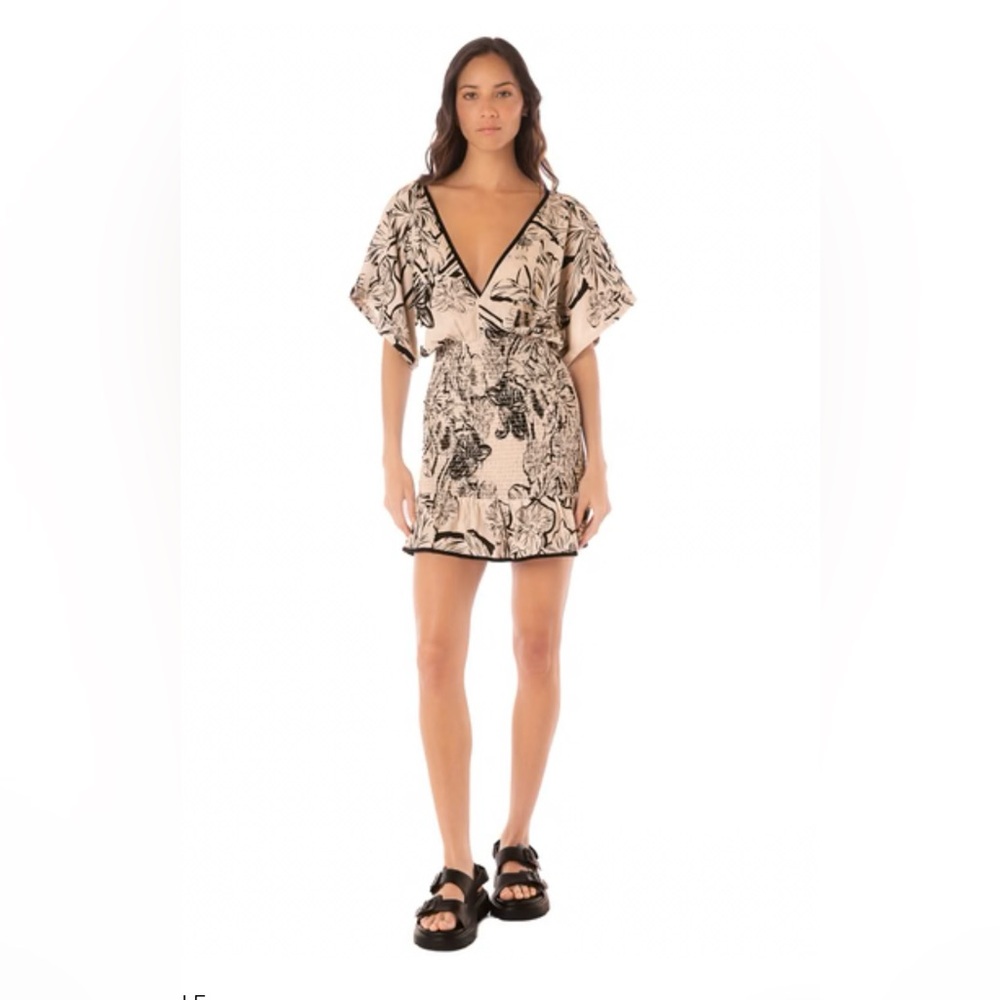 New Maaji - Sepia Fiori Fresia Short Dress
